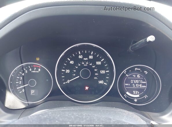 3CZRU6H52JG729557 2018 HONDA HR-V Серый Вид задних сидений