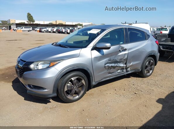 3CZRU6H52JG729557 2018 HONDA HR-V Серый Передняя левая четверть