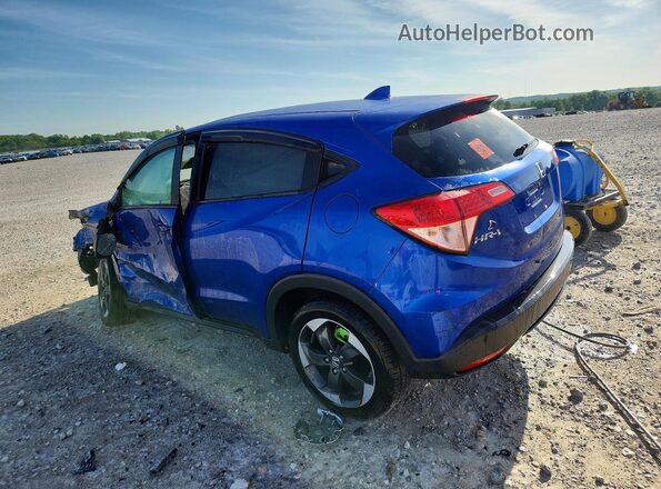 3CZRU6H52JM701419 2018 HONDA HR-V Blue Задня ліва чверть