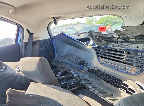 3CZRU6H52JM701419 2018 HONDA HR-V Blue Вид задніх сидінь