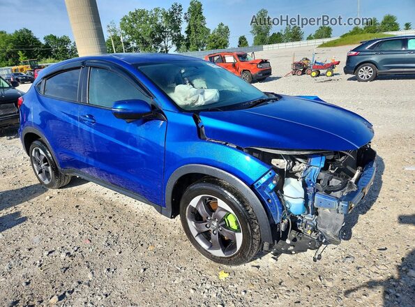 3CZRU6H52JM701419 2018 HONDA HR-V Blue Передня права чверть