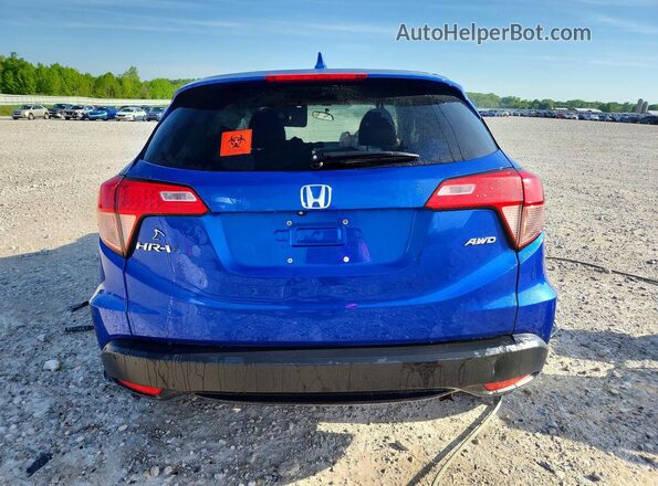 3CZRU6H52JM701419 2018 HONDA HR-V Blue Вид ззаду