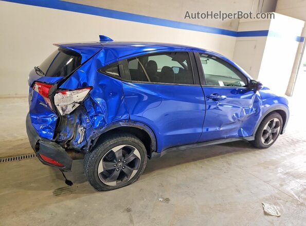3CZRU6H52JM721069 2018 HONDA HR-V Синий Задняя правая четверть