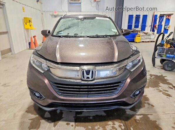 3CZRU6H52KM709019 2019 HONDA HR-V Brown წინა ხედი