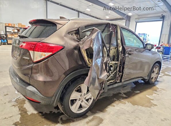 3CZRU6H52KM709019 2019 HONDA HR-V Brown უკანა მარჯვენა