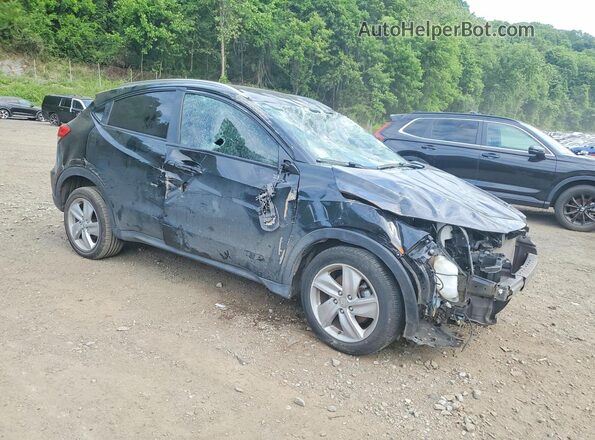 3CZRU6H52KM726077 2019 HONDA HR-V Black Delantero derecho