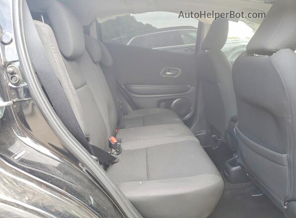 3CZRU6H52KM726077 2019 HONDA HR-V Black Vista de los asientos traseros