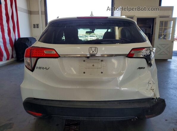 3CZRU6H52KM739721 2019 HONDA HR-V White უკანა ხედი