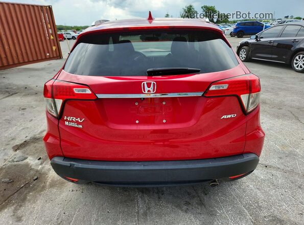 3CZRU6H52LM723732 2020 HONDA HR-V Red Widok z tyłu