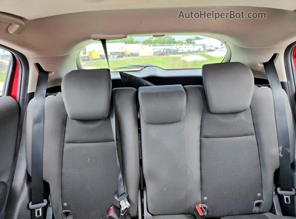 3CZRU6H52LM723732 2020 HONDA HR-V Red Widok tylnych siedzeń