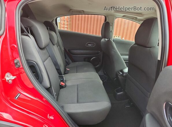 3CZRU6H52LM723732 2020 HONDA HR-V Red Widok wnętrza z tyłu
