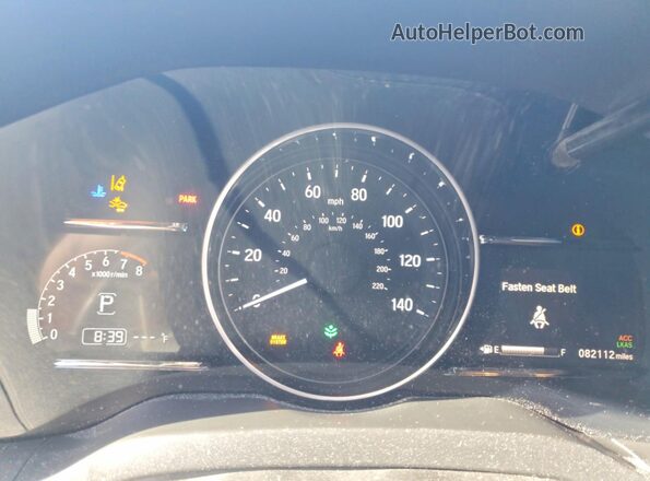 3CZRU6H52MM734702 2021 HONDA HR-V White Вид щитка приладів