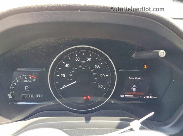 3CZRU6H52NM701328 2022 HONDA HR-V Silver ხელსაწყოთა პანელის ხედი