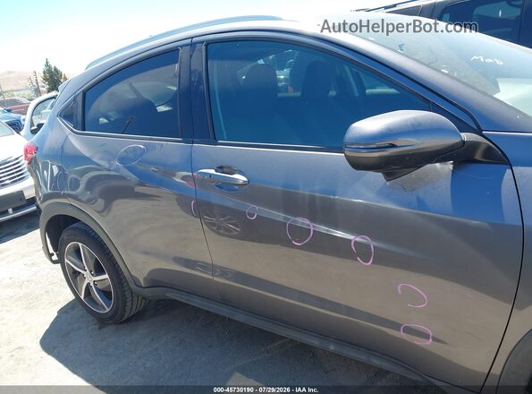 3CZRU6H52NM753042 2022 HONDA HR-V Gray სალონის 360-გრადუსიანი ხედი