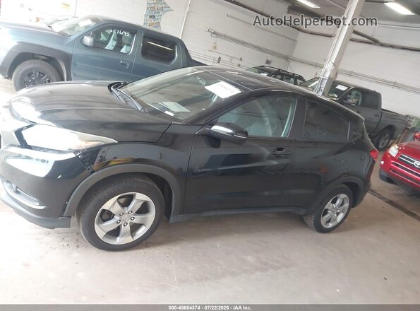 3CZRU6H53GM723468 2016 HONDA HR-V Black Widok wnętrza 360 stopni