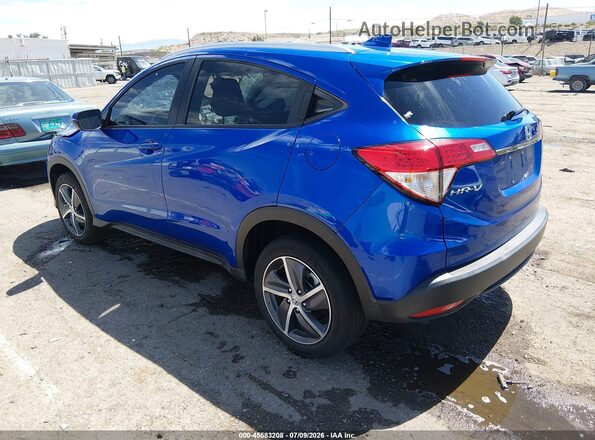 3CZRU6H53MM731467 2021 HONDA HR-V Blue Հետևի ձախ