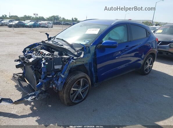 3CZRU6H53MM744803 2021 HONDA HR-V Blue Front left