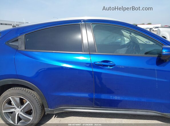 3CZRU6H53MM744803 2021 HONDA HR-V Blue 360 interior view