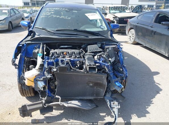 3CZRU6H53MM744803 2021 HONDA HR-V Blue Rear interior view