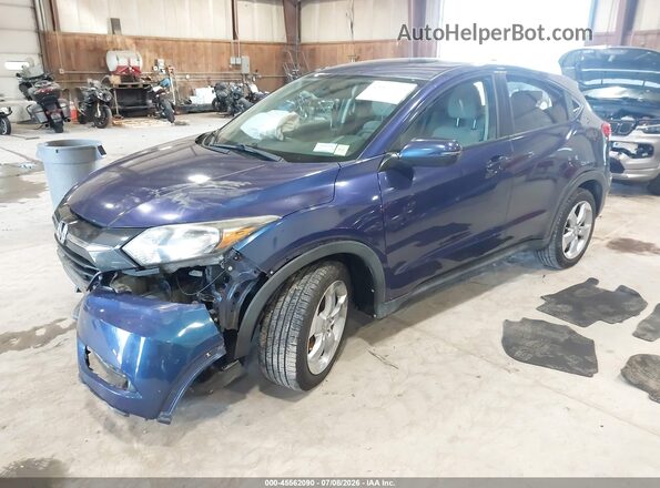 3CZRU6H54GM722099 2016 HONDA HR-V Blue Vista tres cuartos delantera izquierda