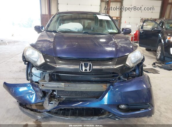 3CZRU6H54GM722099 2016 HONDA HR-V Blue Vista del cuadro de instrumentos