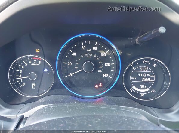 3CZRU6H54HM705174 2017 HONDA HR-V Black Rear seats view