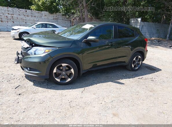 3CZRU6H54JM706640 2018 HONDA HR-V Green Front left