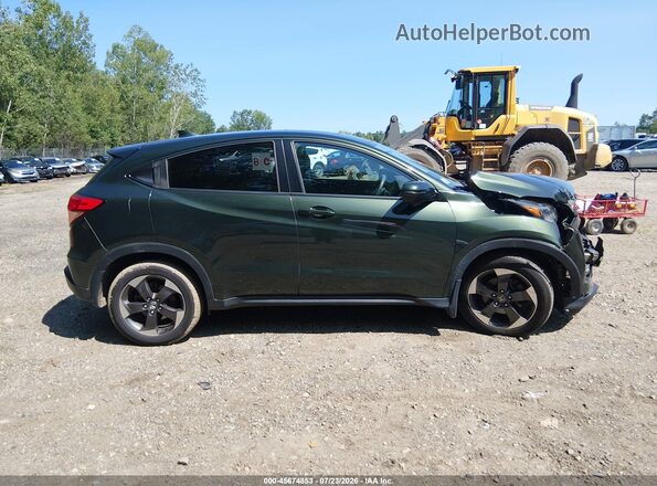 3CZRU6H54JM706640 2018 HONDA HR-V Green Rear interior view