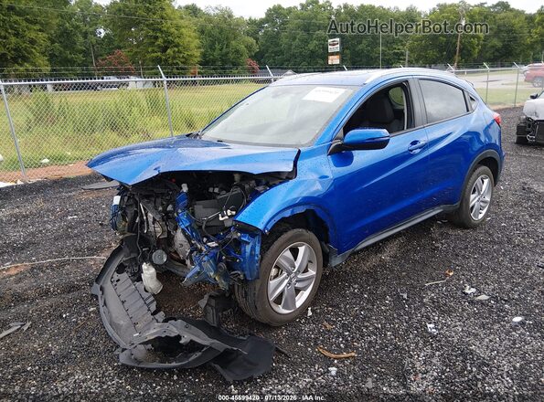 3CZRU6H54LM736787 2020 HONDA HR-V Blue წინა მარცხენა ხედი სამი მეოთხედიდან