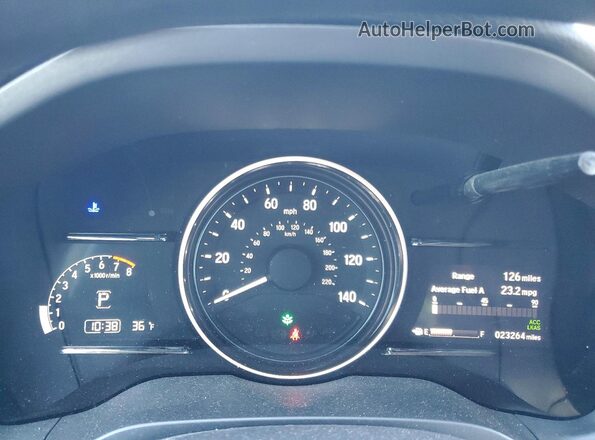 3CZRU6H54MM700485 2021 HONDA HR-V Silver Вид щитка приладів
