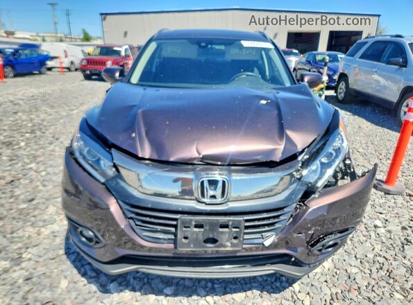 3CZRU6H54MM711907 2021 HONDA HR-V Purple წინა ხედი