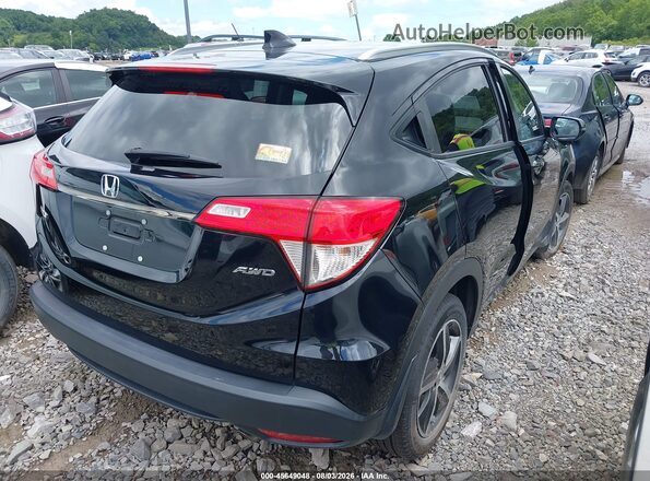 3CZRU6H54NM774748 2022 HONDA HR-V Black Задня права чверть