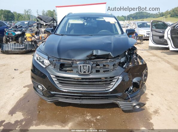3CZRU6H54NM774748 2022 HONDA HR-V Black Вид щитка приладів