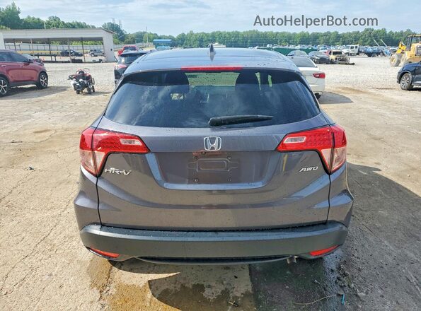 3CZRU6H55GM744595 2016 HONDA HR-V Gray Вид ззаду