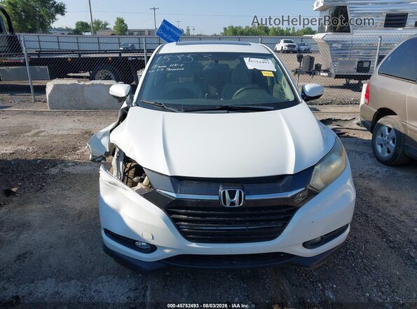 3CZRU6H55JM714844 2018 HONDA HR-V White Вид щитка приладів