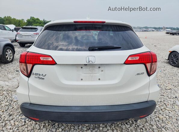 3CZRU6H55JM722393 2018 HONDA HR-V White უკანა ხედი