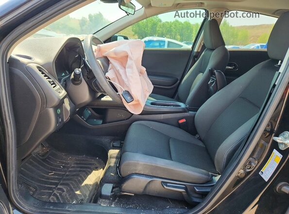 3CZRU6H55KM728180 2019 HONDA HR-V Черный Вид салона спереди