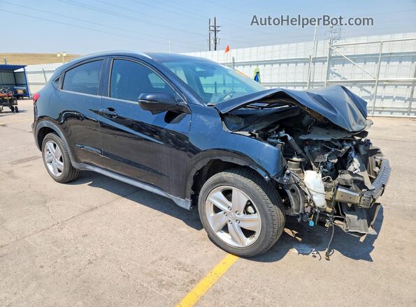 3CZRU6H55KM728180 2019 HONDA HR-V Черный Передняя правая четверть