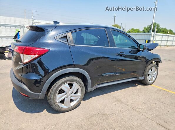 3CZRU6H55KM728180 2019 HONDA HR-V Черный Задняя правая четверть