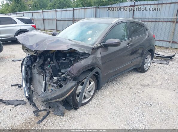 3CZRU6H55KM734397 2019 HONDA HR-V Maroon Vista tres cuartos delantera izquierda