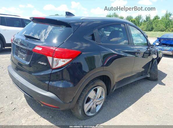 3CZRU6H55LM707475 2020 HONDA HR-V Black უკანა მარჯვენა