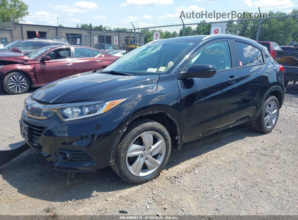 3CZRU6H55LM707475 2020 HONDA HR-V Black წინა მარცხენა ხედი სამი მეოთხედიდან