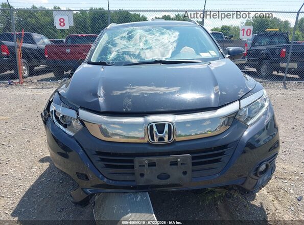 3CZRU6H55LM707475 2020 HONDA HR-V Black უკანა სალონის ხედი