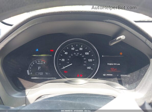 3CZRU6H55LM707475 2020 HONDA HR-V Black უკანა სავარძლების ხედი