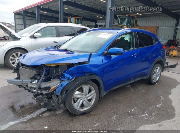 3CZRU6H55LM710635 2020 HONDA HR-V Blue წინა მარცხენა ხედი სამი მეოთხედიდან