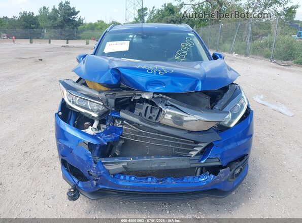3CZRU6H55LM724146 2020 HONDA HR-V Blue Widok wnętrza z tyłu
