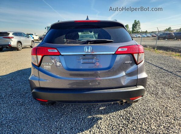 3CZRU6H55MM700530 2021 HONDA HR-V Gray Вид ззаду