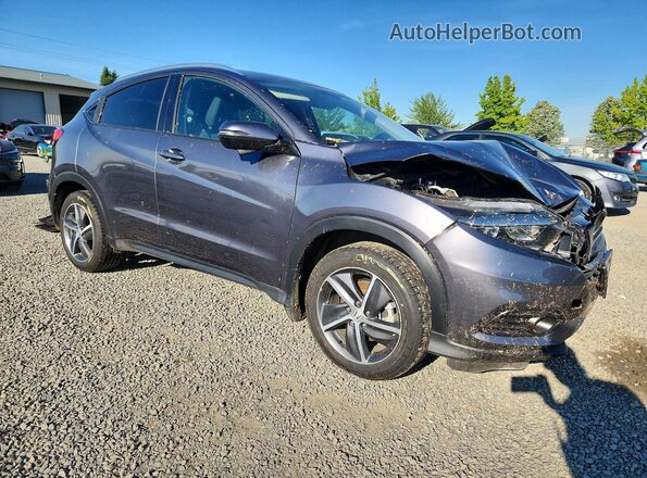 3CZRU6H55MM700530 2021 HONDA HR-V Gray Передня права чверть