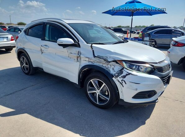 3CZRU6H55MM719028 2021 HONDA HR-V Белый Передняя правая четверть