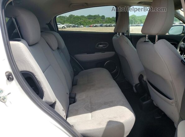 3CZRU6H55MM727873 2021 HONDA HR-V White Widok wnętrza z tyłu